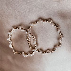 Twisted Pearl Hoop - BRAND NEW ON OUR WEBSITE!